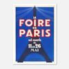 Galrie Vintage La Foire de Paris Poster - Iconic French Event Art Print, Poster Only, A3 30 x 42cm (12 x 16inch)