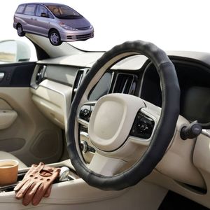 Australian Goose Steering Wheel Cover for Toyota Tarago 2000 - 2006 Circle Black