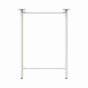 Rapid 710 x 525 x 70mm White Capri H Desk Legs - 2 Pack