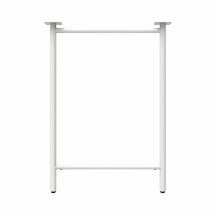 Rapid 710 x 525 x 70mm White Capri H Desk Legs - 2 Pack