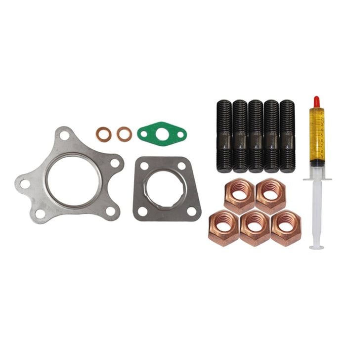 Turbo Charger Installation Stud, Gasket & Lubricant Kit For Holden Rg Colorado 2.8l 10/2013 Onwards