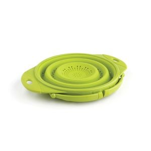 Dexas 25cm Silicone Pop Colander Food/Pasta Drainer - Green