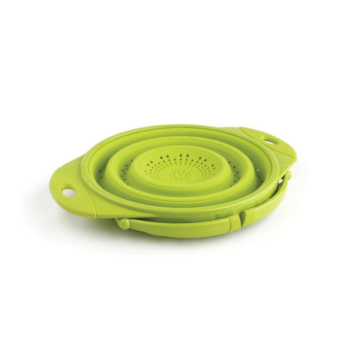 Dexas 25cm Silicone Pop Colander Food/Pasta Drainer - Green