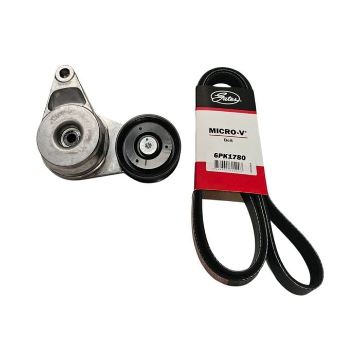 Drive Belt & Tensioner Kit For Hyundai i30 G4NB Kia Sportage G4NA w/ AC
