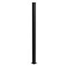 PEAK Wire Grid Fencing 1228mm Black Steel Flange Fence Post