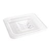 Vogue Gastronorm Lid Clear Polycarbonate 1/6 Size 176x162mm Commercial Kitchen Storage