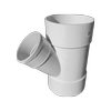 Holman 225 x 150mm 45º DWV PVC Plain Junction