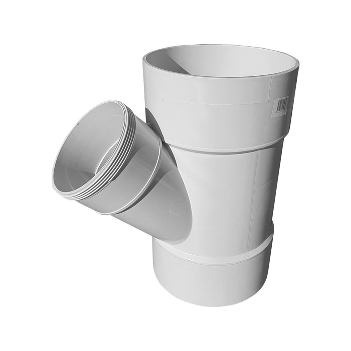 Holman 225 x 150mm 45º DWV PVC Plain Junction