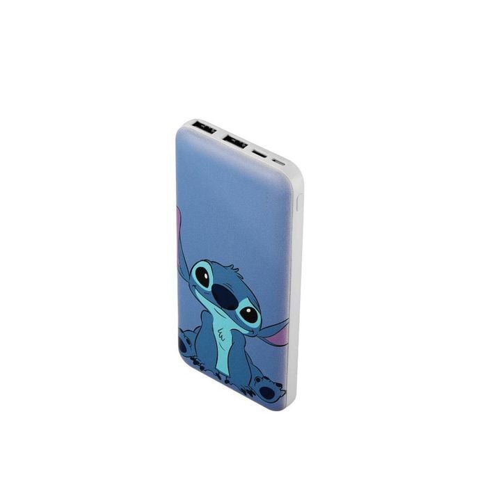 Disney Stitch 10000mah Power Bank Usb C And Dual Usb A Portable Charger