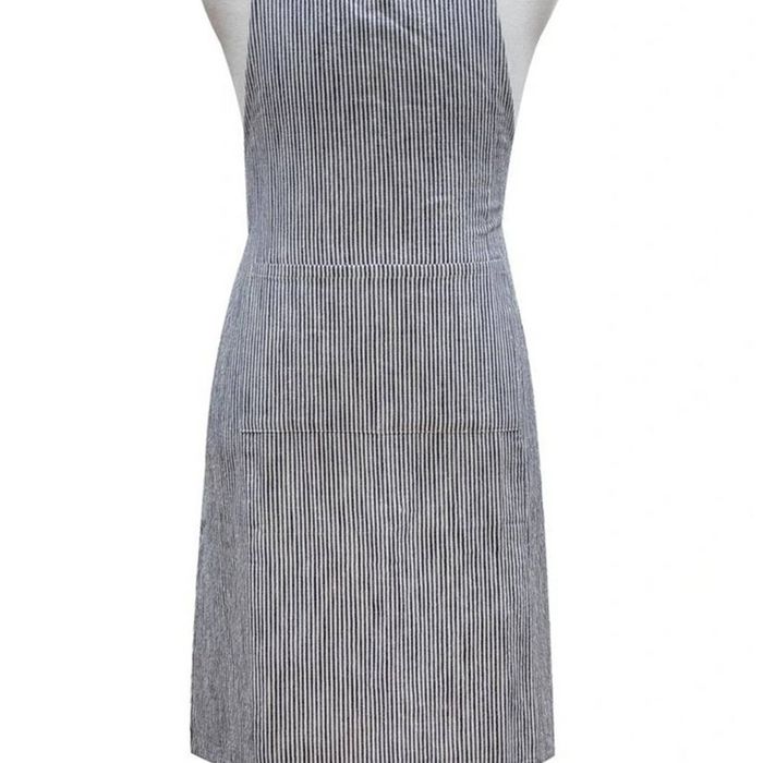 Ladelle Lina Stripe Navy Apron