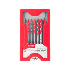 Diablo 7 Piece Speedemon Red Granite Drill Bit Set