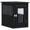 vidaXL Dog Crate Furniture Kennel Animal House Pet Cage Black