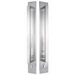 Gainsborough Stainless Steel Omni Accent Double Cylinder Keyed Back To Back Trilock