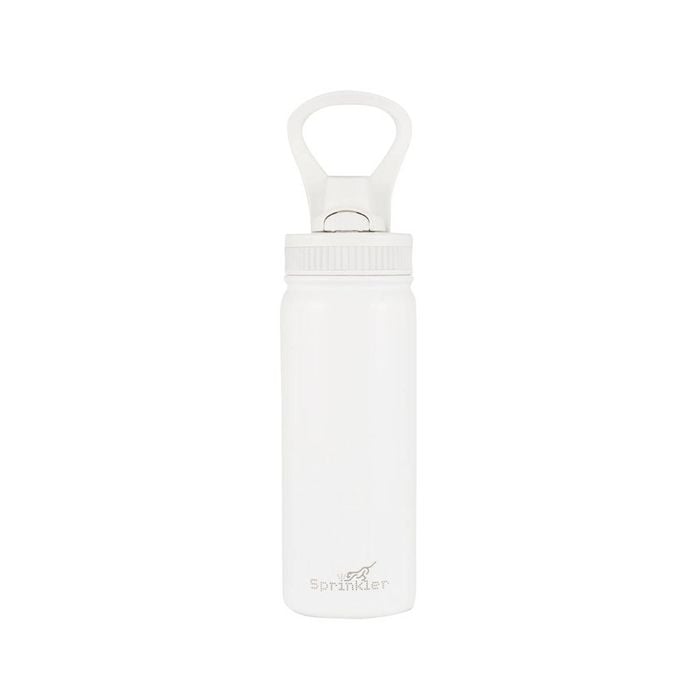 Sprinkler Alfie Insulated Drink Bottle Keeps Drinks Cold 12hr 550ml White