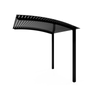 Exterior Life 5.0m Miami Curved Black/Black Pergola