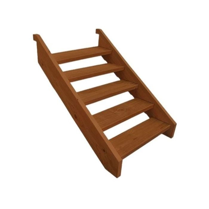 1200mm Stair Kit Merbau 5 Tread