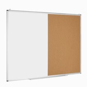 Desky Whiteboard + Pinboard Combo - Large - 1200x900mm