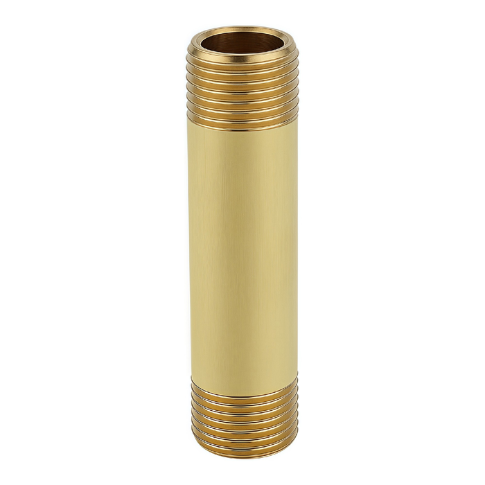 Kinetic - 15mm x 80mm Brass Threaded Barrel Nipple LF