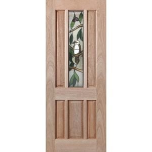 Woodcraft 2040 x 820 x 40mm Entrance Door Hamlett Kookaburra TG Glass