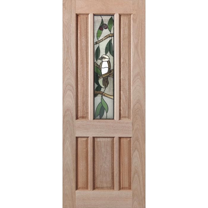 Woodcraft 2040 x 820 x 40mm Entrance Door Hamlett Kookaburra TG Glass