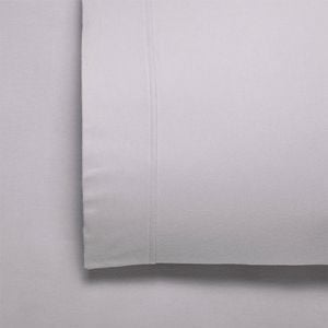 Bianca Fletcher Cotton  Flannelette Sheet Set Stone - King Single Bed