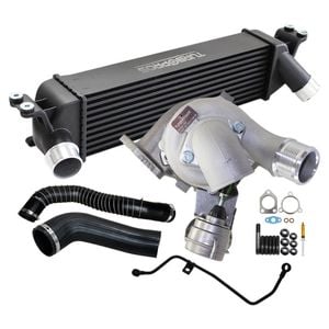 Upgrade Billet Turbo+85mm Intercooler & Hoses And Genuine Oil Feed Pipe For Hyundai Iload / Imax D4cb 2.5l 2011-2014