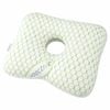 Green Ear Pillow with Hole for Side Sleepers - Pressure Relief Washable Cover