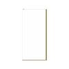 Stein 900 x 2000mm Brushed Brass Project Shower - Return Panel Only