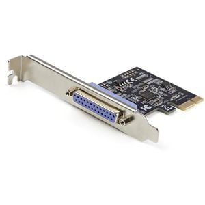 StarTech.com Parallel Adapter - Half-height/Low-profile Plug-in Card - 1 - PCI Express 2.0 x1 - PC, Linux