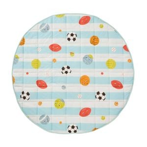 Linen House Kids 200gsm Have A Ball reversible Play Mat Round Cotton 120cm