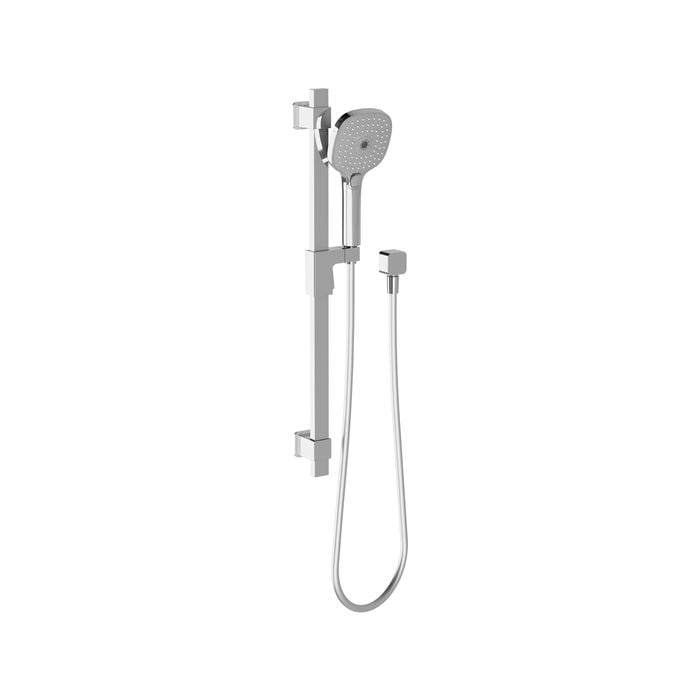 Phoenix WELS 3 Star 8.5L/min Chrome Reva Square Rail Shower