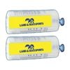 2PK Land & Sea Jumbo Size Sports/Training Microfibre Quick Drying Towel Blue