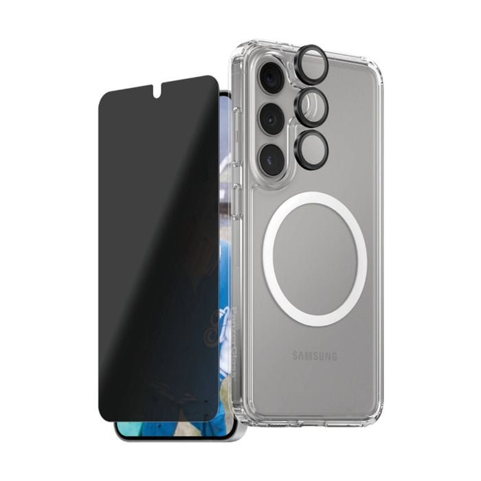 Panzer Flagship 3-in-1 Privacy Bundle Lens & SP+ Case - Samsung GS25+