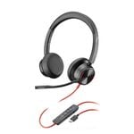 HP Poly Blackwire 8225  Premium USB-C HS +USB-C/A Headset - Black