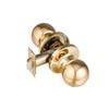 Schlage Polished Brass Regent Series Denver Passage Knobset