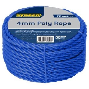 Syneco 4mm x 20m Polypropylene Rope