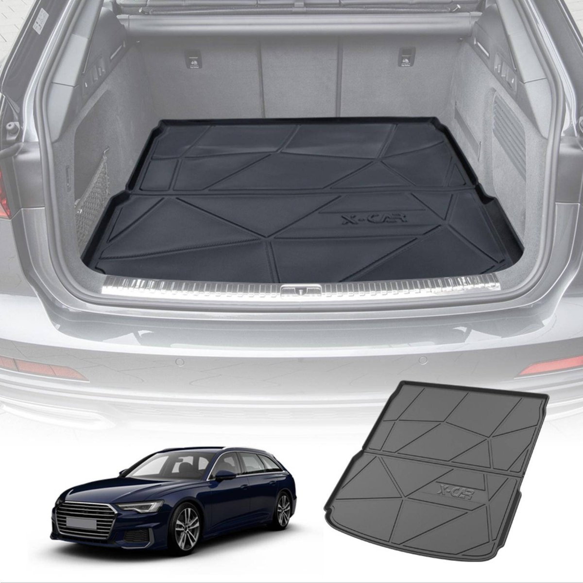 Boot Liner For Audi A6 Wagon 2012-2024 Heavy Duty Cargo Trunk Mat 