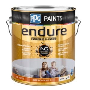 PPG Paints Endure 4L White Low Sheen Interior Wall Paint - 4L