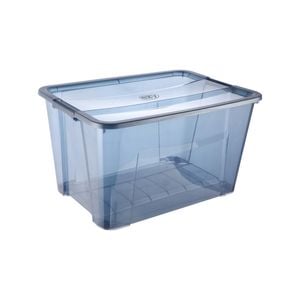 Ezy Storage 92L Navy Classic Storage Tub