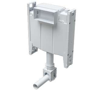 Caroma Invisi II Cistern With Adjustable Flush Pipe