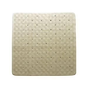 Rubber Shower Mat 54 x 54cm - Beige