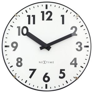 Nextime Duomo Analogue 20cm Mini Table Clock - White