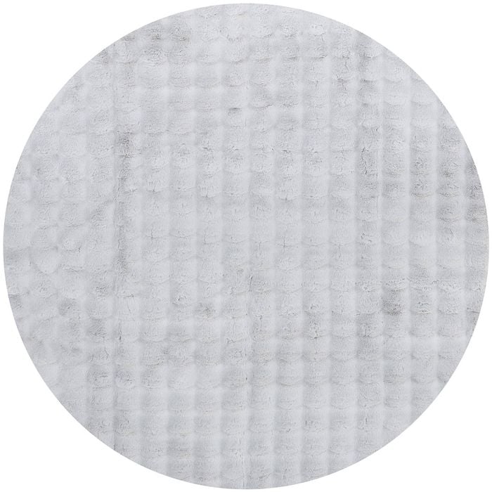 The Rug Connection Pop Siler Grey 200x200cm - Medium Round Washable Indoor Rug