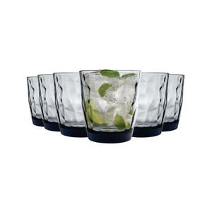 Bormioli Rocco Diamond Dimpled Double Old Fashioned Tumblers - 390ml - Set of 12