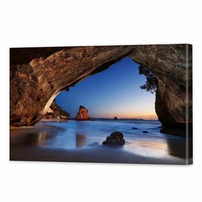 Cathedral Cove | 75 x 50cm Stretched Canvas Print