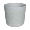 Eden 22cm White Stonelite Sphere Planter