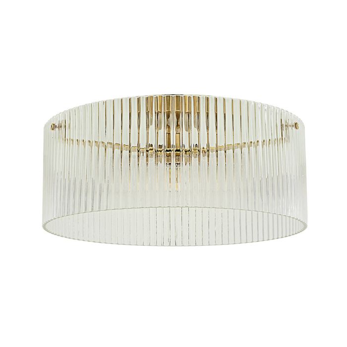 Medici 400mm Round Glass Ctc - Gold