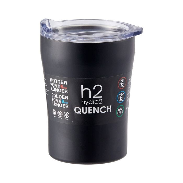 H2 Hydro2 H2 Quench Travel Mug 300ml - Black Water