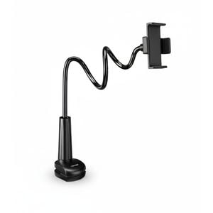 Adjustable Gooseneck Tablet Holder for Bed - Compatible with iPad, Galaxy, Kindle, Switch
