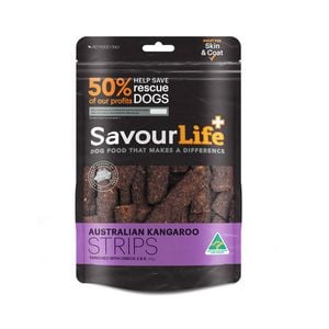 Savour Life Premium Dog Treat Strips Kangaroo 165g
